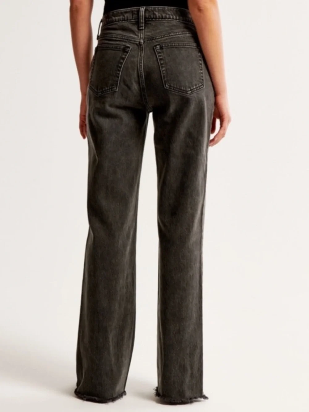 Abercrombie & Fitch The Baggy Low Rise Jeans 25 Long - Picture 3 of 9